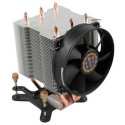 CPU Cooler Titan TTC-NK34TZ/RF(BX), s775, 2400 rpm, fan 90X90X25 мм, 27dB, 42CFM, heat pipes, медная подошва