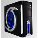 Case ATX MID. TOWER Legenda H-550B Silver, PSU Real 400W/v.2.2/12CM FAN/Full Safety/20+4PIN/2xSATA/CE/TC/RoHS, FRONT FAN12CM, USB2.0, HD Audio, Dim.: 460x200x440mm