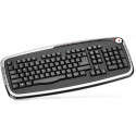Keyboard KME KM-7501-02, USB, Multimedia, Black, EN/RU/RO layouts