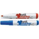 Textilmarker (2шт) red+blue