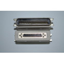 SCSI external adapter CEN50M / HC50F (Low Dencity Centronics 50 male to High dencity Centronics 50 female)