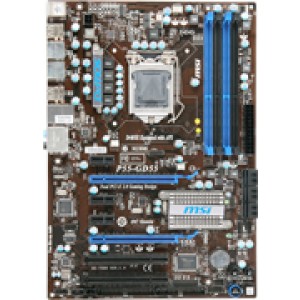 MSI P55-GD55 iP55, s1156, 4DDR3 2133, 8SATA II+ 2eSATA + ATA133, RAID,5,10 SATA, 2PCI Ex16, 2PCI, sound 7.1