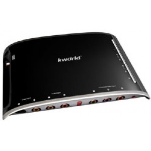 KWORLD External TVBox 1920ex HDMI Edition, External TV Tuner, FullHD 1080p, 4:3/16:9, up to 1680x1050, multi-channel preview, 3D picture noise reduction, PIP function, built-in speaker, DVI/HDMI Output, Full-function remote control