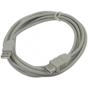 Cable USB, USB AM/AF, 1.8 m, USB2.0  APC Electronic, Black