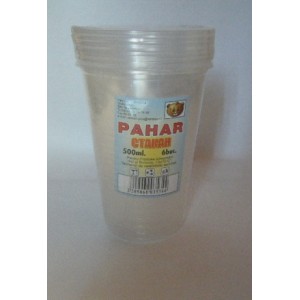 Стакан 500 мл. 50шт. / Pahar unica folosinta 500gr. 50buc.