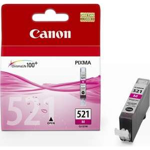 Ink Cartridge Canon CLI-521 M, magenta 9ml for iP3600/4600/4700/MP540/620/630/980