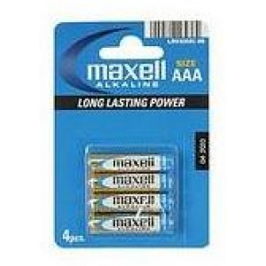 Maxell Alkaline LR03-4+2P, AM4 in 4+2Pk clamblister