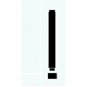 Коаксиальный удлинитель 0,5 м. "VAILLANT" (303801)
