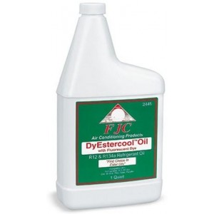 FJC (#2445) Универ.  масло для R-12 и R-134a + флуорисцент (946 мл)