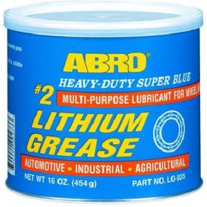 ABRO (LG 935) Многофункциональная литиевая синяя смазка (454 гр)
