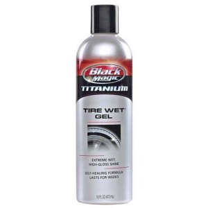 BlackMagic (BM5072647) Гелевый полироль + губка для шин   "TITANIUM" (473 мл)