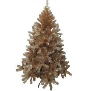 Елка блестящая цветн "шампань" 150 см