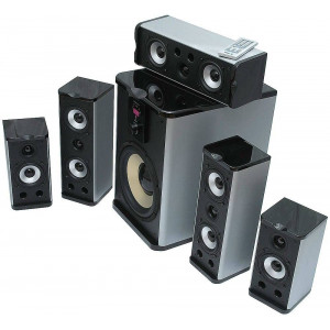 Speakers Dialog OSCAR AO-55EM, 5.1, 400 Вт (100 Вт+ 5x60 Вт) Silver