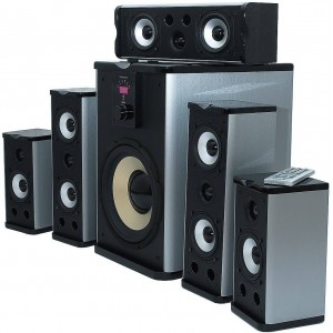 Speakers Dialog OSCAR AO-55EM, 5.1, 400 Вт (100 Вт+ 5x60 Вт) Silver