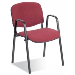 Стул ISO W Black C, ткань Cagliari
