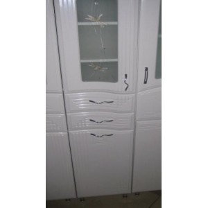 Шкаф пенал с корзиной линия Капитель,стекло/180*35/159
