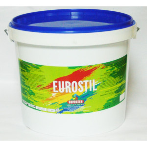 Краска для внутренних и наружных работ EUROSTIL 0.17-0.25 кг/м.кв/4.2кг