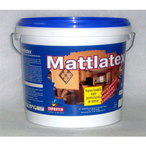 Краска латексная матовая для внутренних работ MATTLATEX 0.1-0.15 кг/м.кв/7 кг.