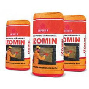 Штукатурка термо и звукоизоляционная IZOMIN/4-5 кг/м.кв/25 кг