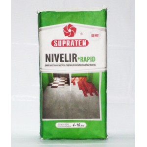 Сухая смесь самовыравнивающаяся NIVELIR RAPID/1.5кг.м.кв/1мм/25кг