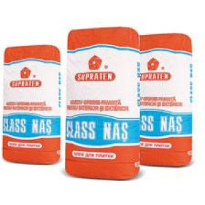 Клей для плитки CLASS NAS/3-4кг/м.кв/5кг