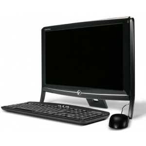 Acer eMachines EZ1601 18.5" All-in-One PC Intel® Atom™ Processor N270 1.60 GHz, 2 GB RAM, HDD 320 GB, DVDRW, eKB/MS, WiFi, Linux, Black