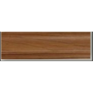 Плинтус напольный пластиковый с резинкой   PVC6*2.5*18KD13