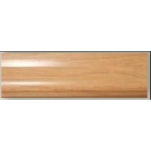 Плинтус напольный пластиковый с резинкой  PVC6*2.5*18KD12