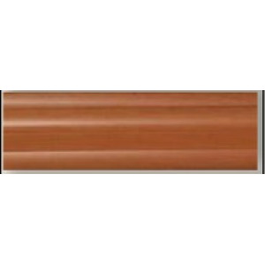Плинтус напольный  пластиковый с резинкой  PVC6*2.5*18KD01