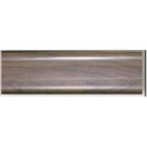 Плинтус напольный пластиковый с резинкой 77
