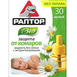 РАПТОР BIO Пластины в мини-прил. 'Экстакт ромашки' /240
