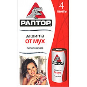 РАПТОР Липкая лента от мух (4 шт.)/24