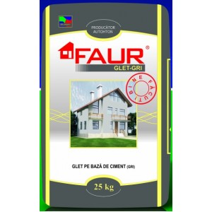 Шпатлевка FAUR FASAD серый 18 kg