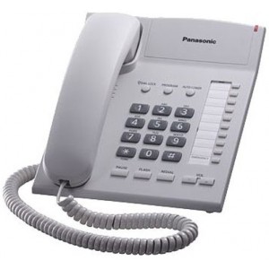 Telefon Panasonic KX-TS2382UAW, White, Ringer Indicator, One-Touch Dialer of 20 Numbers