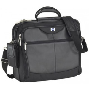 HP NB bag 14" - Executive Leather/Nylon Case / Top-Loading