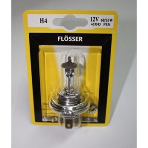 Flosser H4 12V 60/55W P43t MEGABLUE