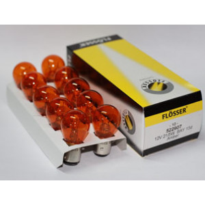 Flosser 12V 21/5W BAY15d AMBER