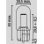 Flosser 12V 21W T20 W3x16d
