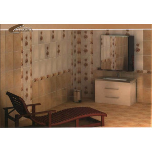 Декор МАГИЯ бежевый 25*35/1шт.