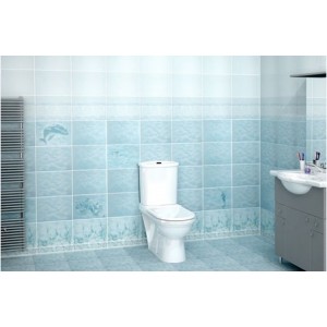Плитка керамическая  ЛАЗУРЬ бирюзовая 25*35/1м.кв.