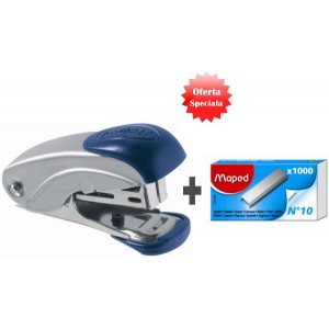 Степлер MAPED Mini Metal №10 металлический + скобы