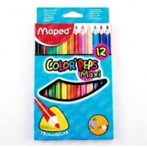 Карандаш цветной  MAPED Maxi/12