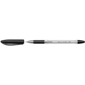 Ручка шариковая STANGER M1 Softgrip черная