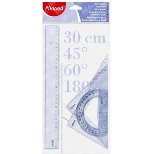 Набор линеек MAPED Cristal Max/4