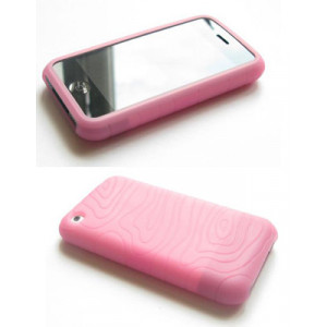 Силиконовый чехол для телефона Iphone3G pink