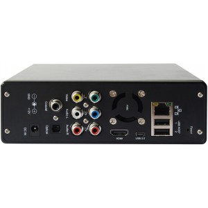 IconBIT HDS52L mk2 FullHD Media Player, Realtek RTD1073DD, 128/256 MB, supports 3.5" SATA HDD, LAN, NAS, UPnP, SMB, 2xUSB, HDMI 1.3, S/PDIF, component, composite, RC