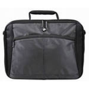 PORT NB bag 15.6" - AVORIAZ CLAMSHELL / Classic Line - Clamshell, front flat pocket, organizer - shoulder and trolley strap - 1notebook compartment with pocket dedicated to files