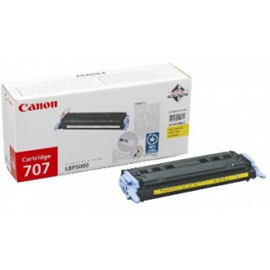 Laser Cartridge Canon 707, yellow (2000 pages) for LBP-5000/5100
