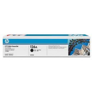 HP #126A Black LaserJet Print Cartridge for HP Color LaserJet CP1025/P1025NW, 1200 pages