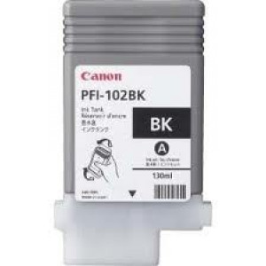 Ink Cartridge Canon PFI-102 Bk, black, 130ml for iPF500/600/700serias